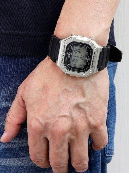Alternative view of Casio Sport Silver Digital