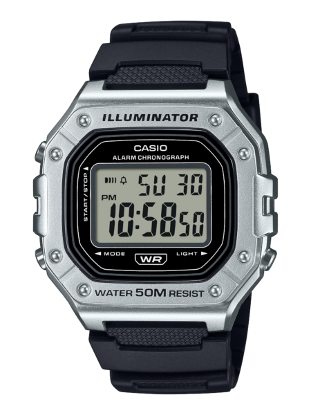 Casio Sport Silver Digital