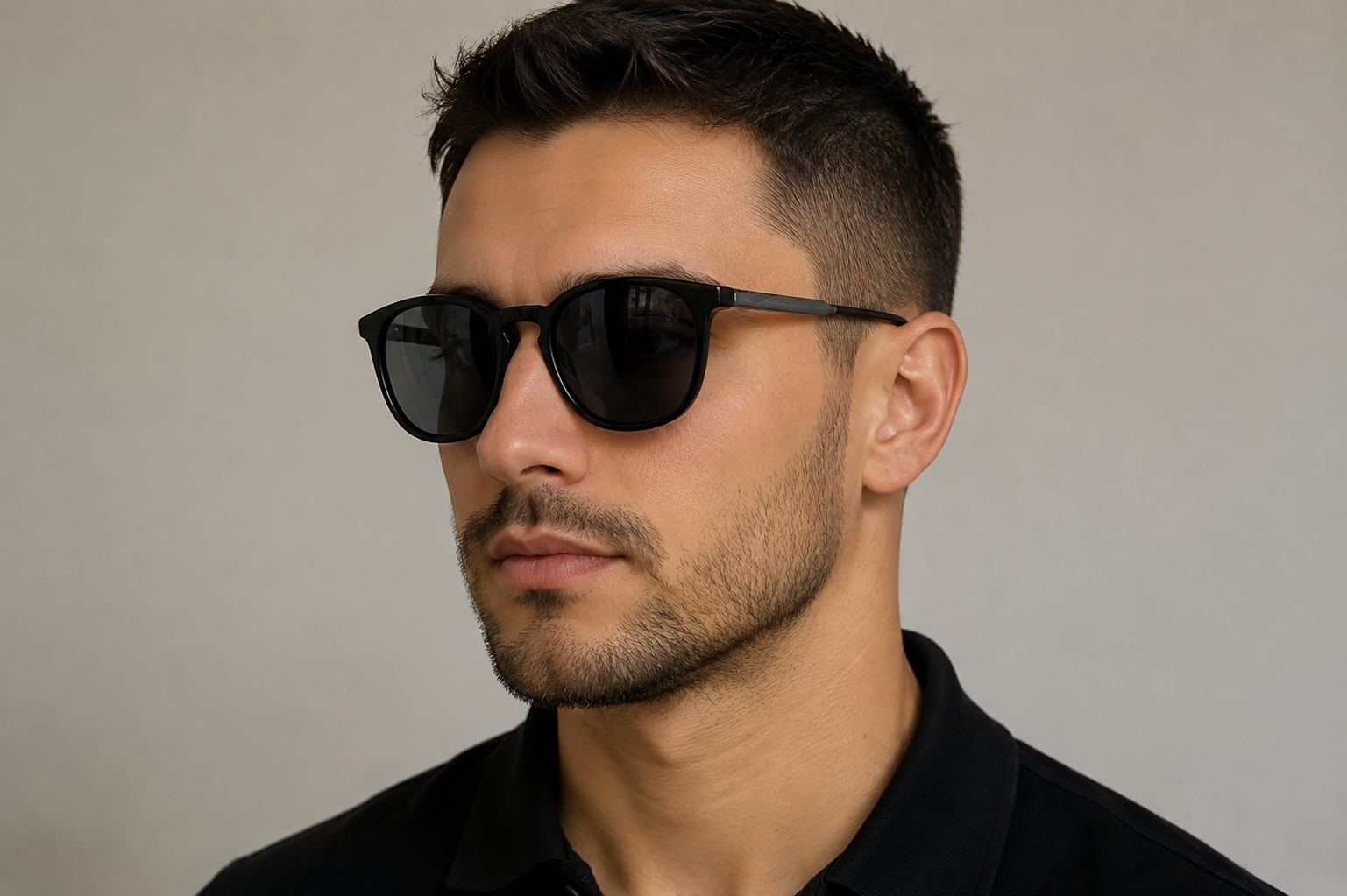 Polo Rounded Black